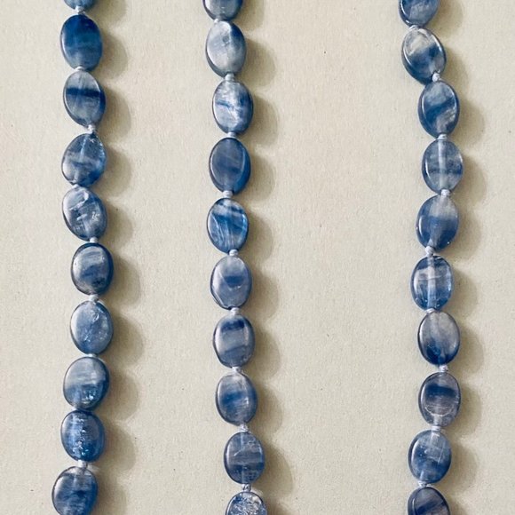 Blue Tourmaline WW Necklace, 16"" - Picture 3 of 7